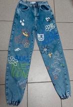 Prachtige denim jogger van Berska maat 34, nieuwstaat, Kleding | Dames, Bershka, Ophalen of Verzenden, Zo goed als nieuw, Blauw