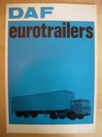 DAF Eurotrailer Brochure 1968, Ophalen of Verzenden, Zo goed als nieuw, Overige merken, DAF