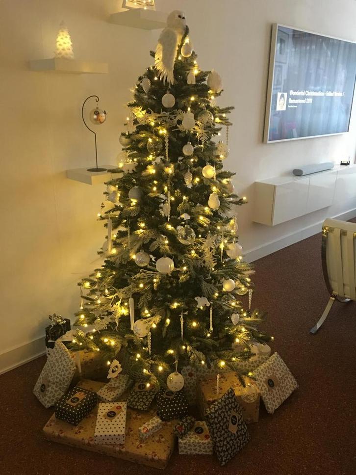 Kunstkerstboom met verlichting, Diversen, Kerst, Gebruikt, Ophalen