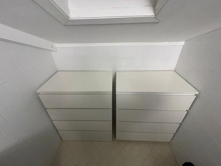 IKEA Malm Ladekasten (2 stuks), Huis en Inrichting, Kasten | Ladekasten, Gebruikt, 100 tot 150 cm, 50 tot 100 cm, 25 tot 50 cm