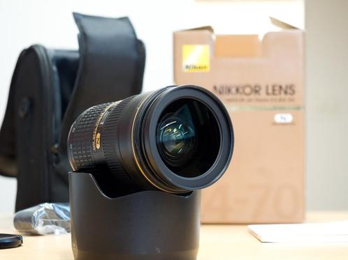 Nikon AF-S 24-70mm 1:2.8G ED nano, Audio, Tv en Foto, Fotografie | Lenzen en Objectieven, Zo goed als nieuw, Standaardlens, Zoom