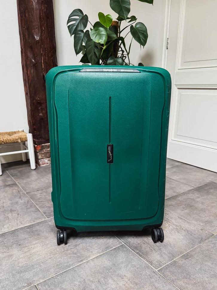 Samsonite Essens groot, Sieraden, Tassen en Uiterlijk, Koffers, Gebruikt, Hard kunststof, 70 cm of meer, 45 tot 55 cm, Wieltjes