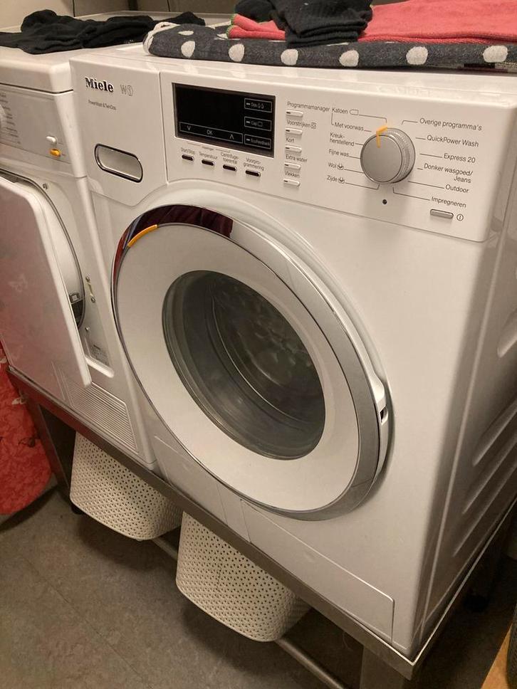 Miele W1 WMM160 WPS TwinDos Wasmachine, Witgoed en Apparatuur, Wasmachines, Gebruikt, Voorlader, 8 tot 10 kg, 85 tot 90 cm, 1600 toeren of meer