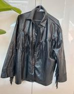 Loavies leren look PU festival fringe jasje - jack, Verzenden