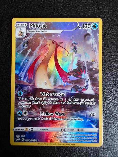 Milotic TG02 sword shield silver tempest, Hobby en Vrije tijd, Verzamelkaartspellen | Pokémon, Nieuw, Losse kaart, Ophalen of Verzenden