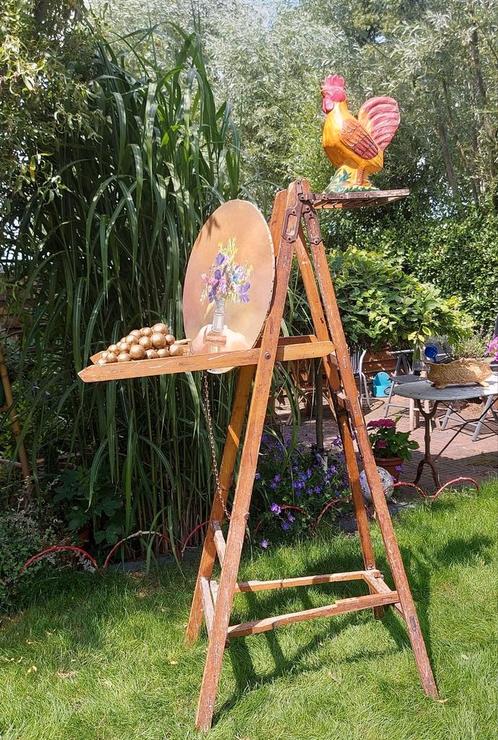 Antieke kunstenaars/ bibliotheek trap ca 1900, Antiek en Kunst, Antiek | Woonaccessoires, Ophalen