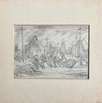 Arie Martinus Luijt - Originele potlood en pentekening., Antiek en Kunst, Ophalen of Verzenden