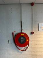 Grote partij brandslangen op haspels 20 meter, Ophalen, Zo goed als nieuw, Brandblusser