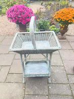 Vintage dubbele mand met hengsel op poten, Ophalen, Gebruikt