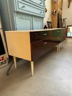 Vintage design jaren 60 dressoir,, 2-delig low board kasten, Huis en Inrichting, Kasten | Dressoirs, Ophalen, Gebruikt, -, -
