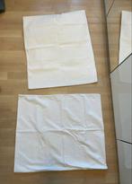 2x kussensloop anti-bacterieel en anti-microbe, Eenpersoons, Ophalen of Verzenden, Zo goed als nieuw, Wit