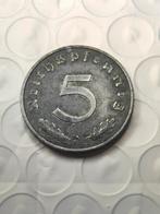 Set van 5 Reichspfennig munten – Duitsland WO2 jaren '40, Ophalen of Verzenden, Duitsland, Setje