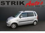 Opel Agila 1.2-16V Cosmo (bj 2005), Auto's, Voorwielaandrijving, Stof, Gebruikt, Zwart