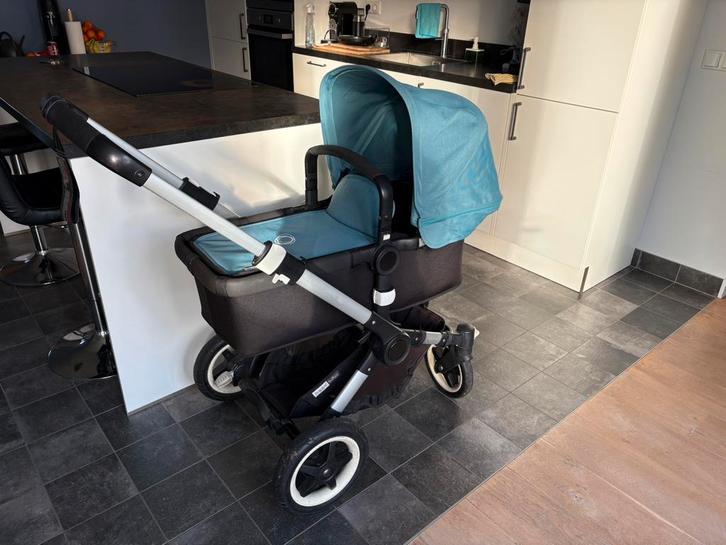 Bugaboo Buffalo, Kinderen en Baby's, Kinderwagens en Combinaties, Gebruikt, Kinderwagen, Bugaboo, Met reiswieg, Verstelbare duwstang