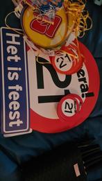 21 jaar versiering, Diversen, Vlaggen en Wimpels, Ophalen of Verzenden