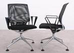 Vitra | Meda Chair | Zwart mesh | Kantelbaar & Draaibaar, Ophalen of Verzenden, Zo goed als nieuw, Zwart, Drie