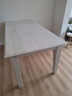 Eettafel. Geschuurd en in grondverf., Huis en Inrichting, Ophalen, Gebruikt, 50 tot 100 cm, Vijf personen of meer