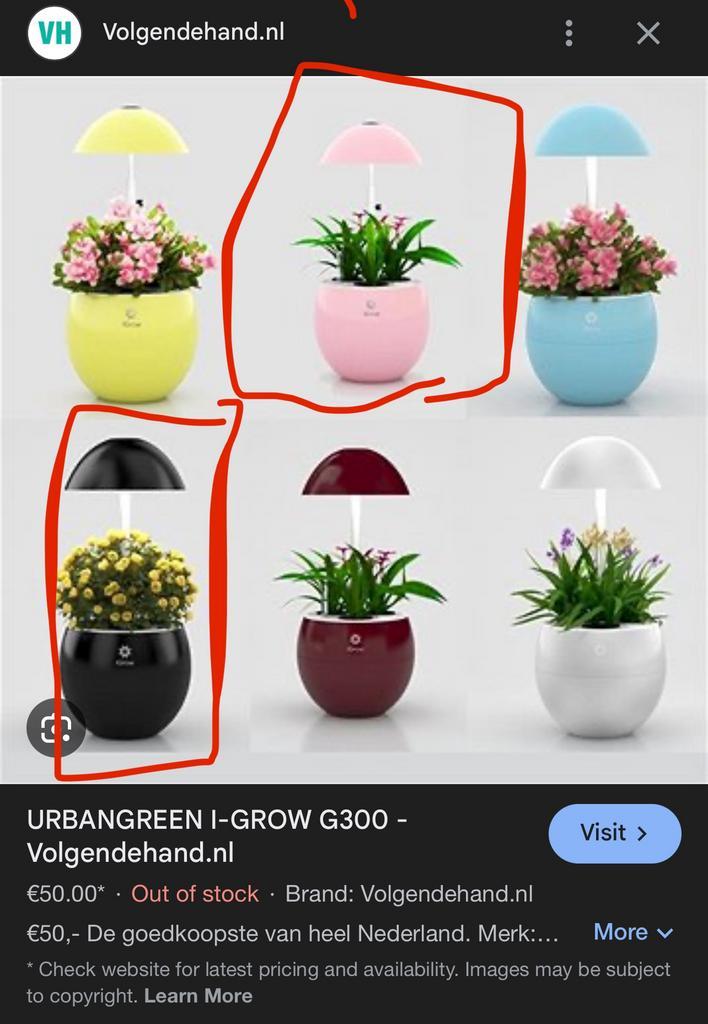 UrbanGreen I-Grow G301 Hydroponics - Nieuw!, Huis en Inrichting, Kamerplanten, Overige soorten, Minder dan 100 cm, Bloeiende kamerplant