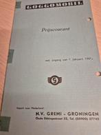 1961 Nederlands Goggomobil prijslijst óók Kleintransporter, Ophalen of Verzenden, Overige merken