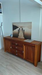 Houten dressoir kast, Huis en Inrichting, Kasten | Dressoirs, Ophalen, Gebruikt, 25 tot 50 cm, 200 cm of meer