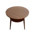 Vintage bijzettafel, koffietafel met formica blad, Ophalen