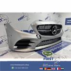 W205 C KLASSE FACELIFT AMG VOORBUMPER COMPLEET GRIJS origine, Gebruikt, Voor, Mercedes-Benz, Ophalen of Verzenden