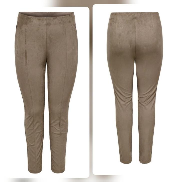 Walnut legging Caralka van Only Carmakoma Maat 48, Kleding | Dames, Broeken en Pantalons, Nieuw, Maat 46/48 (XL) of groter, Bruin