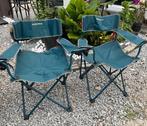 Set van 2 Quechua Basic Campingstoelen - Blauw - ZGAN, Ophalen of Verzenden, Zo goed als nieuw, Campingstoel