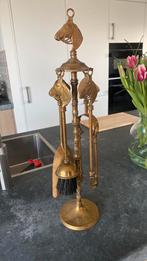 haardstel openhaard messink paardenkop, Ophalen of Verzenden, Vrijstaande haard, Houthaard