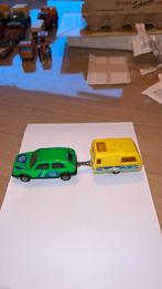 Majorette VW Golf 2 GTI 1:56 + caravan, Ophalen of Verzenden, Zo goed als nieuw, Auto