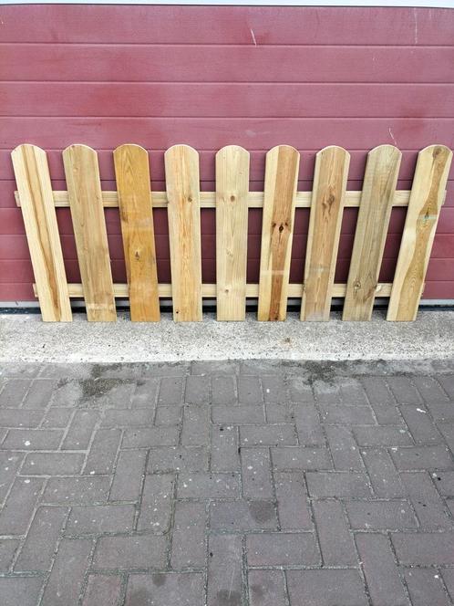 Rond Top hekjes 180 b en 0,80 h nu voor 19,95 per stuk, Tuin en Terras, Tuinhekken en Hekwerk, Nieuw, Tuinhek, Hout, Ophalen