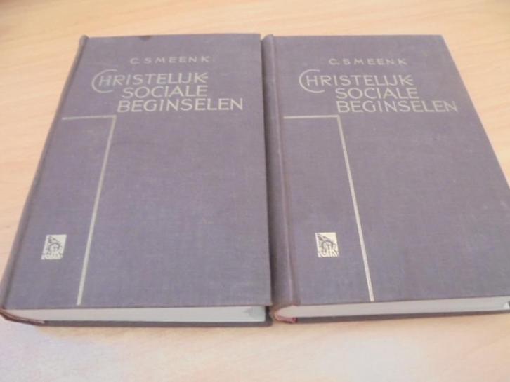 Christelijk sociale beginselen - Deel 1 en 2 - Smeenk, C, Boeken, Godsdienst en Theologie, Gelezen, Ophalen of Verzenden