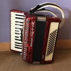 Mooie zgan accordeon Weltmeister, Muziek en Instrumenten, Accordeons, Ophalen, Toetsaccordeon, Zo goed als nieuw, 60-bas