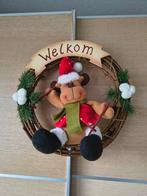 Kerstkrans - Welkom - Rendier, Ophalen of Verzenden, Zo goed als nieuw