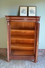 Prachtige strakke antieke mahonie houten meidenkast., Antiek en Kunst, Antiek | Meubels | Kasten, Verzenden