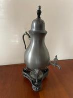 Antieke Tinnen Koffiekan met Rechaud, Antiek en Kunst, Antiek | Tin, Ophalen