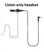 Kenwood Baofeng Motorola Listen only headset 3.5MM | NIEUW, Minder dan 2 km, Verzenden, Nieuw, Handsfree-functie