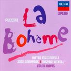 PUCCINI La boheme 2 - CD CARRERAS DAVIS DECCA NIEUWSTAAT, Ophalen of Verzenden, Zo goed als nieuw, Romantiek, Boxset