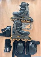 Rollerblade skeelers + bescherming - maat 38, Sport en Fitness, Skeelers, Ophalen, Inline skates 4 wielen, Dames, Verstelbaar