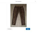 Your Story leopard suedine broek pants maat M ( = maat 38), Maat 38/40 (M), Your Story, Bruin, Ophalen of Verzenden