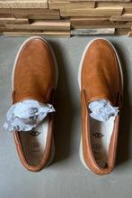 Nieuwe heren instappers voor mt 43 Vegan Leer Bieden, Loafers, Bruin, Nieuw, Ophalen of Verzenden