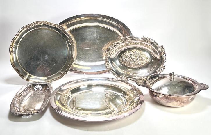 970. Pleet schalen, ca. 1880–1950, Antiek en Kunst, Antiek | Woonaccessoires, Ophalen of Verzenden