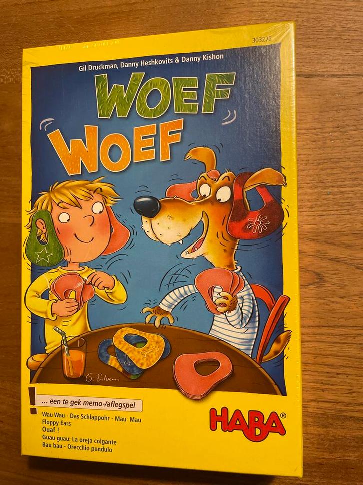 HABA Woef Woef - Leuk Sinterklaas cadeau!, Hobby en Vrije tijd, Gezelschapsspellen | Bordspellen, Nieuw, Een of twee spelers, Ophalen of Verzenden