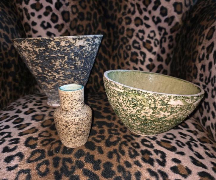 Vintage Berkenbast Set - 3 Stuks, Antiek en Kunst, Antiek | Keramiek en Aardewerk, Ophalen of Verzenden