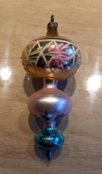* Gave vintage unieke vorm kerstbal pegel Poolse bonte bal *, Ophalen of Verzenden, Gebruikt
