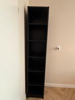 Zwarte Boekenkast met Planken, Huis en Inrichting, Kasten | Boekenkasten, Minder dan 50 cm, Gebruikt, Ophalen of Verzenden, 150 tot 200 cm