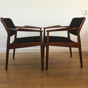 4 Arne Vodder Sibast 51A teak stoel fauteuil chair vintage beschikbaar voor biedingen