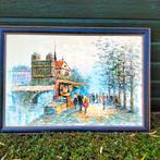 Burnett Schilderij Parijs - Prachtig Stadsgezicht, Antiek en Kunst, Kunst | Schilderijen | Klassiek, Ophalen