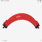 Freesmal - Sjabloon - Hoekradius - 150 mm ., Ophalen of Verzenden, Nieuw, Elektrisch