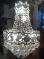 Kristallen kroonluchter - zakkroonluchter swarovski bollen -, Ophalen, Zo goed als nieuw, Overige materialen